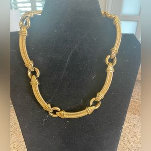 Gorgeous Givenchy Vintage Gold Tone Necklace